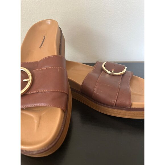 Madewell NK022 The Dayna Buckle-Strap Sandals, Size 7H - Picture 5 of 7